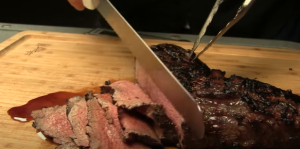 Slice the Grilled Beef Tri-Tip