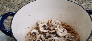 Sauté the Mushrooms with Onion and Garlic