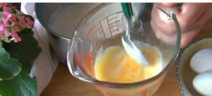Add Milk to the Egg Yolk & Mix