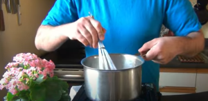 Boil the Milk & Cornstarch Mixture