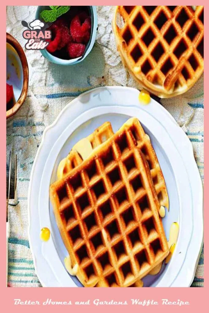 Better Homes and Gardens Waffle Recipe