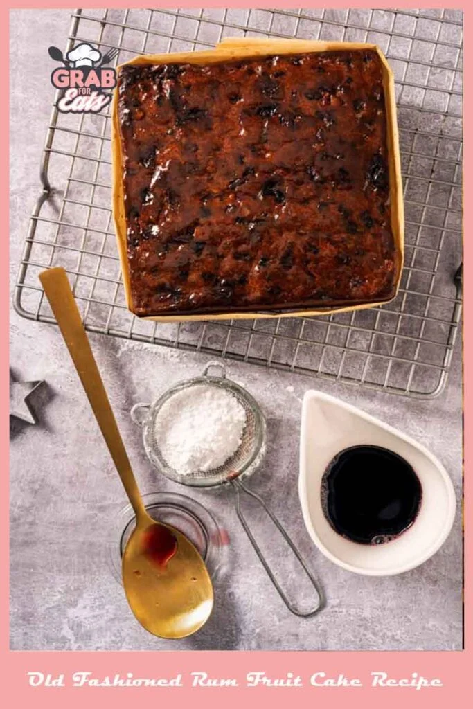 Old Fashioned Rum Fruit Cake Recipe