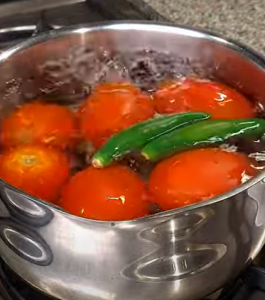 Boiling Tomato Sauce Ingredients