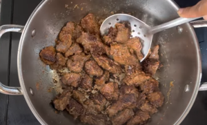 Meat is Ready to Transfer in a Bowl 