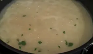Roux with Added Water, Potatoes, Parsley