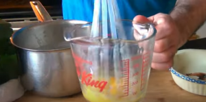Continue Whisking the Egg Yolk

