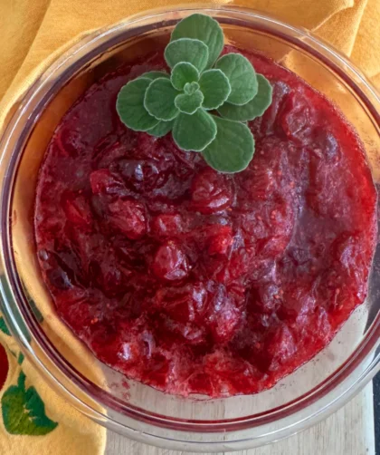 Holiday Cranberry Sauce Recipe