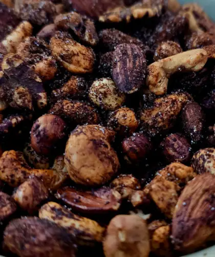Spiced Honey Roasted Nuts Recipe