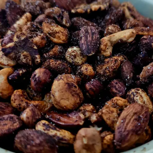 Spiced Honey Roasted Nuts Recipe