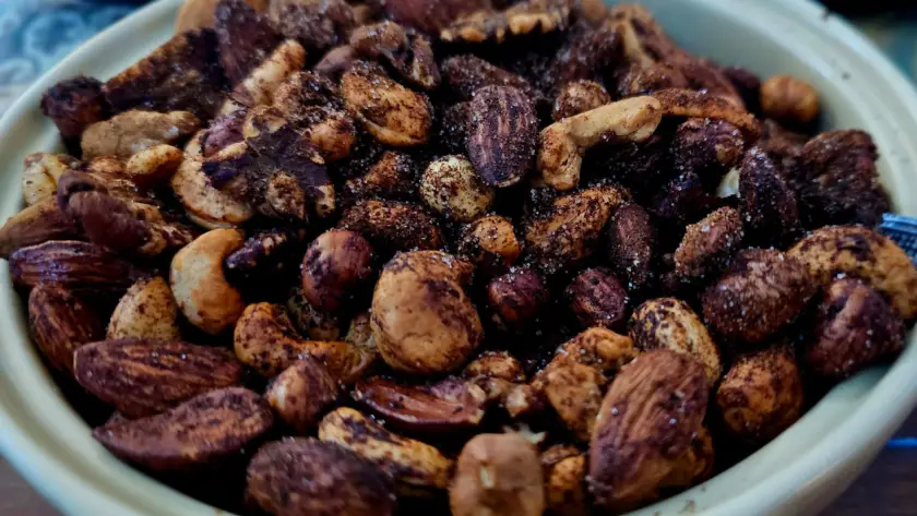Spiced Honey Roasted Nuts Recipe